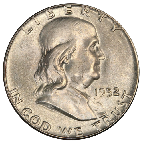 1952 / Benjamin Franklin Silver Half Dollar
