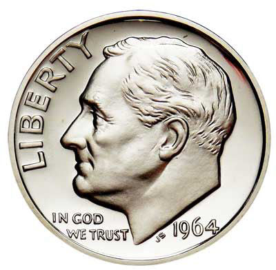 2005 / Roosevelt Dime Deep Cameo Silver Proof