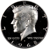 1968 / Kennedy Half Dollar Gem Proof (40% Silver)