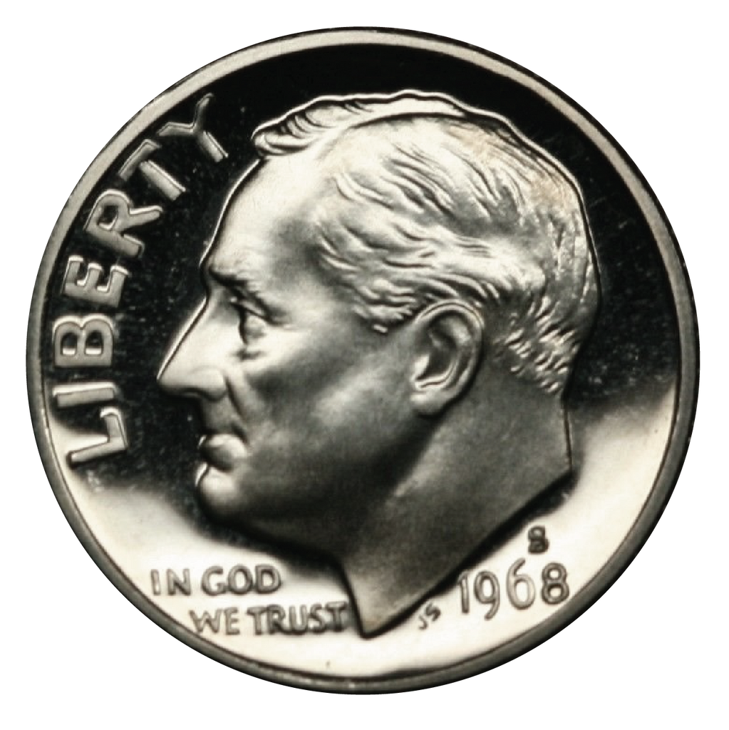 1968 / Roosevelt Dime Gem Proof