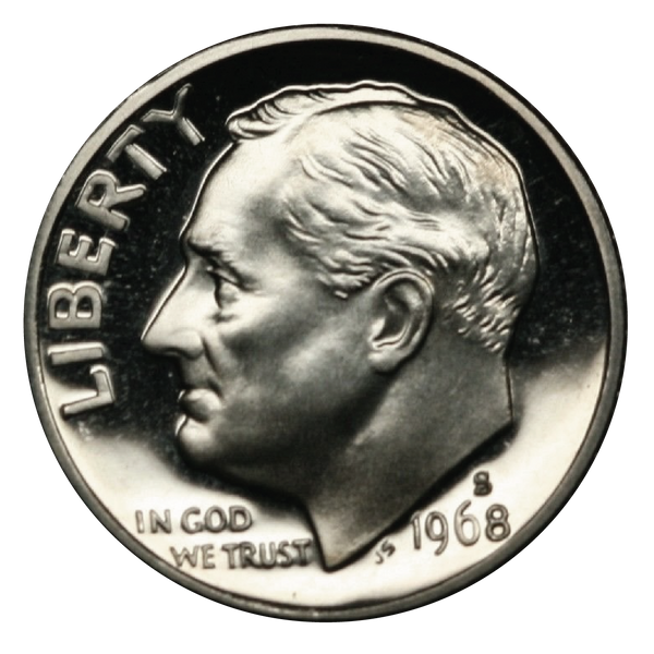 1968 / Roosevelt Dime Gem Proof