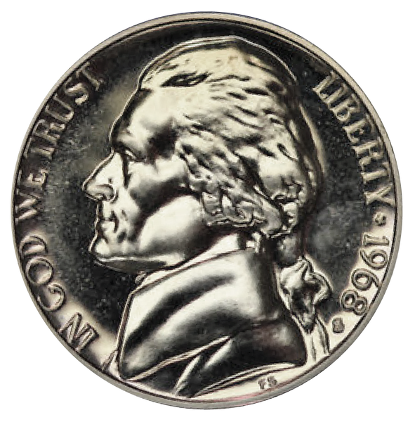 1968 / Jefferson Nickel Gem Proof
