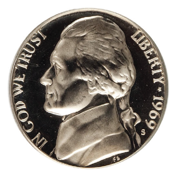 1969 / Jefferson Nickel Gem Proof
