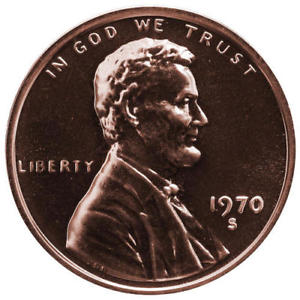 1970 / Lincoln Memorial Penny Gem Proof