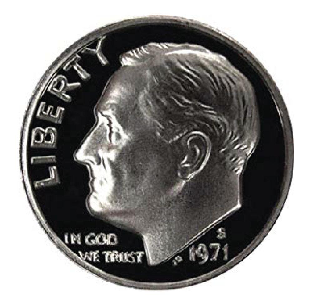 1971 / Roosevelt Dime Gem Proof