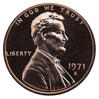 1974 / Lincoln Memorial BU Penny