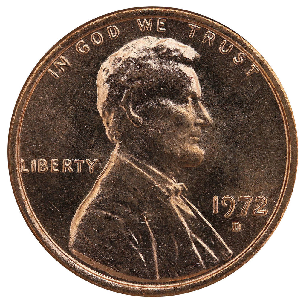 1972 / Lincoln Memorial BU Penny