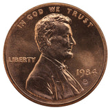 1984 / Lincoln Memorial BU Penny