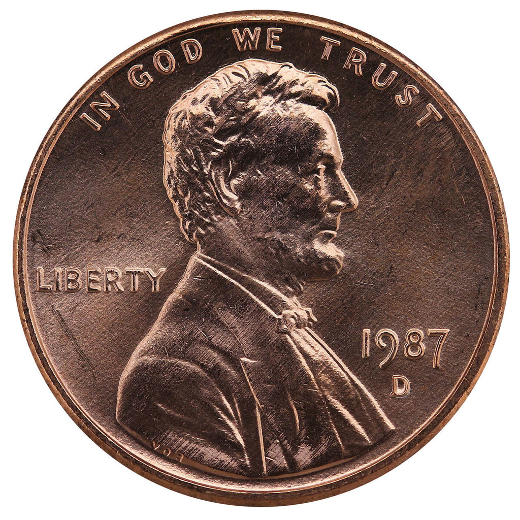 1987 / Lincoln Memorial BU Penny
