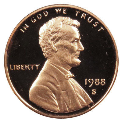 1988 / Lincoln Memorial Penny Cameo Proof