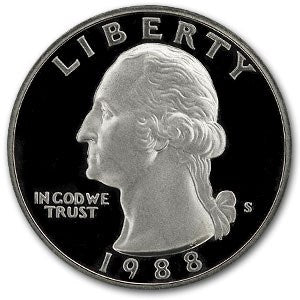 1988 / Washington Quarter Gem Proof
