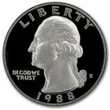 1988 / Washington Quarter Gem Proof