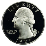 1989 / Washington Quarter Gem Proof