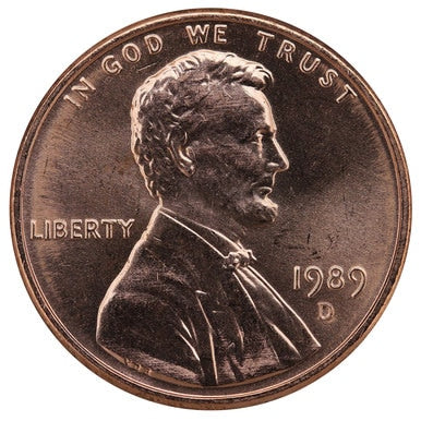 1989 / Lincoln Memorial BU Penny