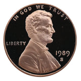 1989 / Lincoln Memorial Penny Cameo Proof