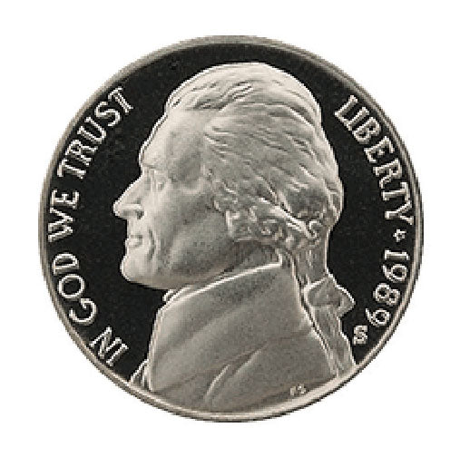 1989 / Jefferson Nickel Gem Proof