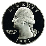 1991 / Washington Quarter Gem Proof