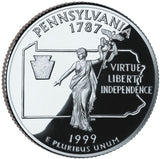 1999 / State Quarter Gem Proof / Pennsylvania