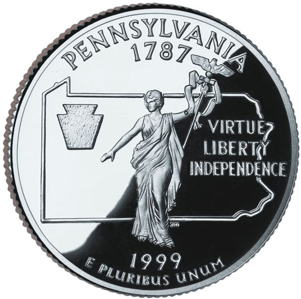 1999 / State Quarter Gem Proof / Pennsylvania