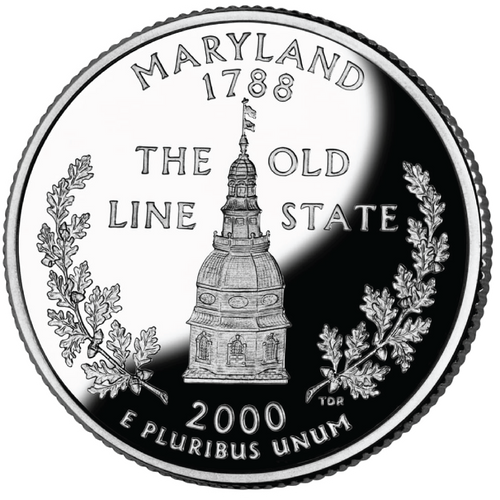 2000 / State Quarter Gem Proof / Maryland