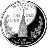2000 / State Quarter Gem Proof / Maryland