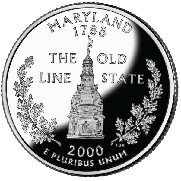 2000 / State Quarter Gem Proof / Maryland