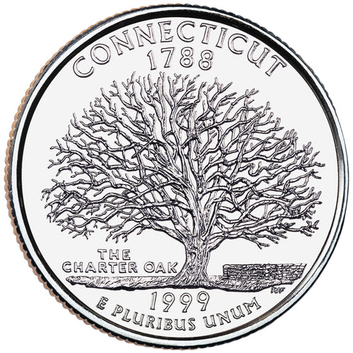 1999 / State Quarter BU / Connecticut