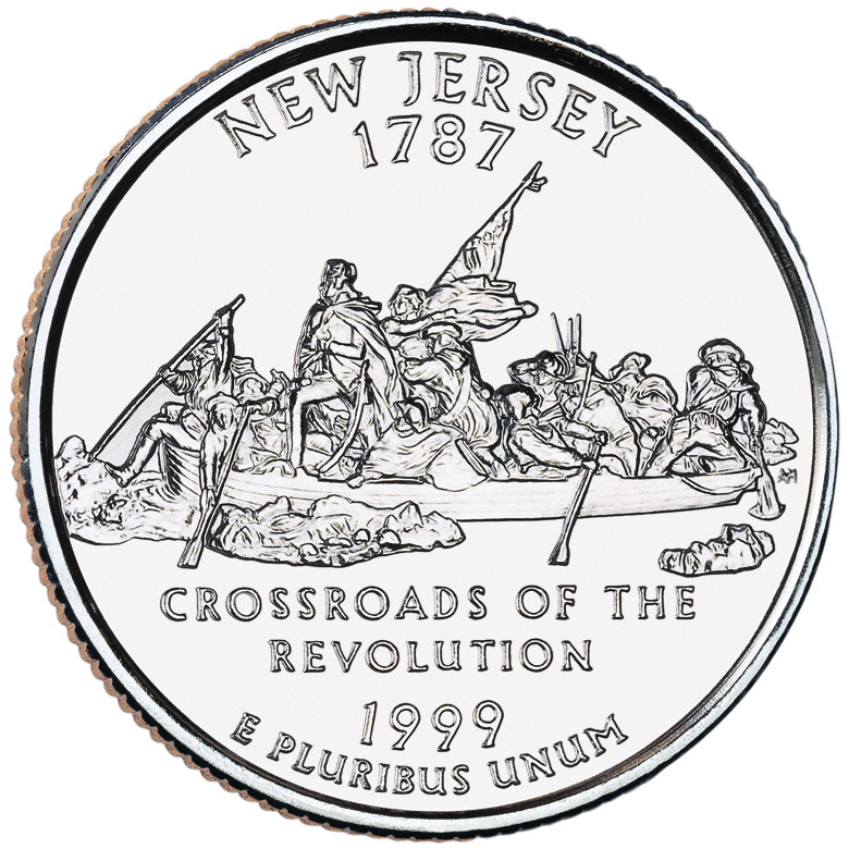 1999 / State Quarter BU / New Jersey