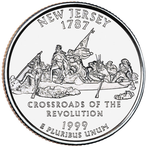 1999 / State Quarter BU / New Jersey