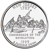 1999 / State Quarter BU / New Jersey
