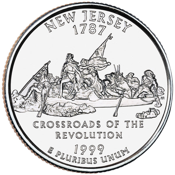 1999 / State Quarter BU / New Jersey