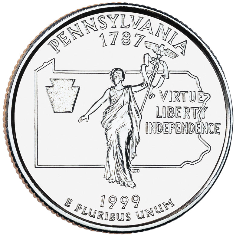 1999 / State Quarter BU / Pennsylvania