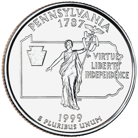 1999 / State Quarter Gem Proof / Connecticut