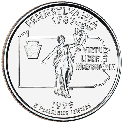 1999 / State Quarter BU / Pennsylvania