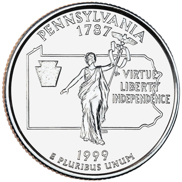 1999 / State Quarter BU / Pennsylvania