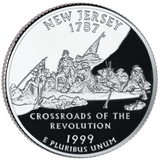 1999 / State Quarter Gem Proof / New Jersey