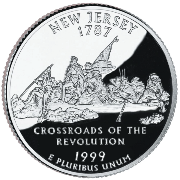 1999 / State Quarter Gem Proof / New Jersey