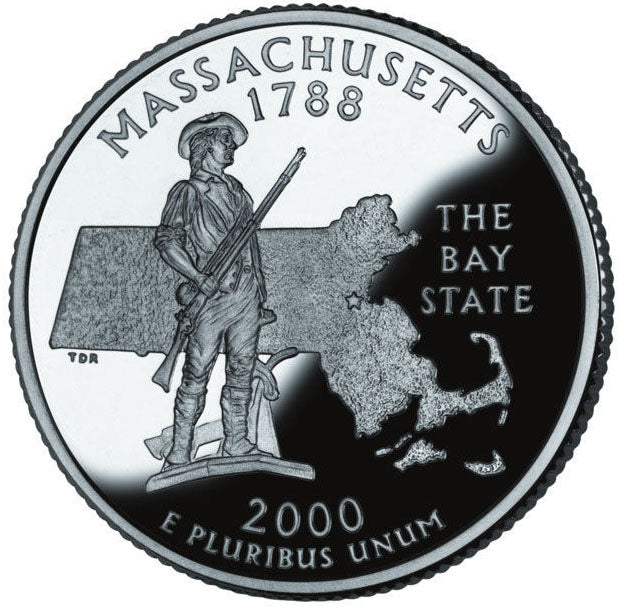 2000 / State Quarter Gem Proof / Massachusetts