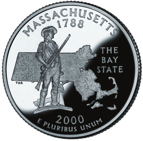 2000 / State Quarter Gem Proof / Massachusetts