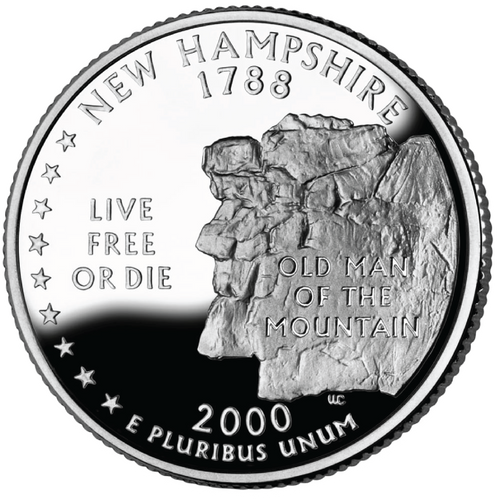 2000 / State Quarter Gem Proof / New Hampshire