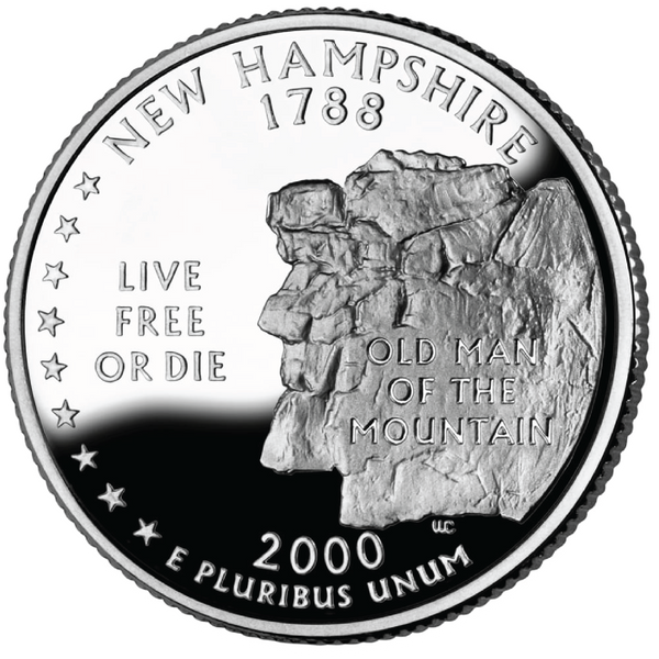 2000 / State Quarter Gem Proof / New Hampshire