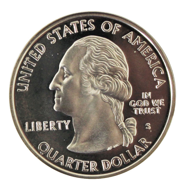 2000 / State Quarter Deep Cameo Silver Proof / Massachusetts