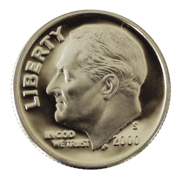 2000 / Roosevelt Dime Silver Gem Cameo Proof