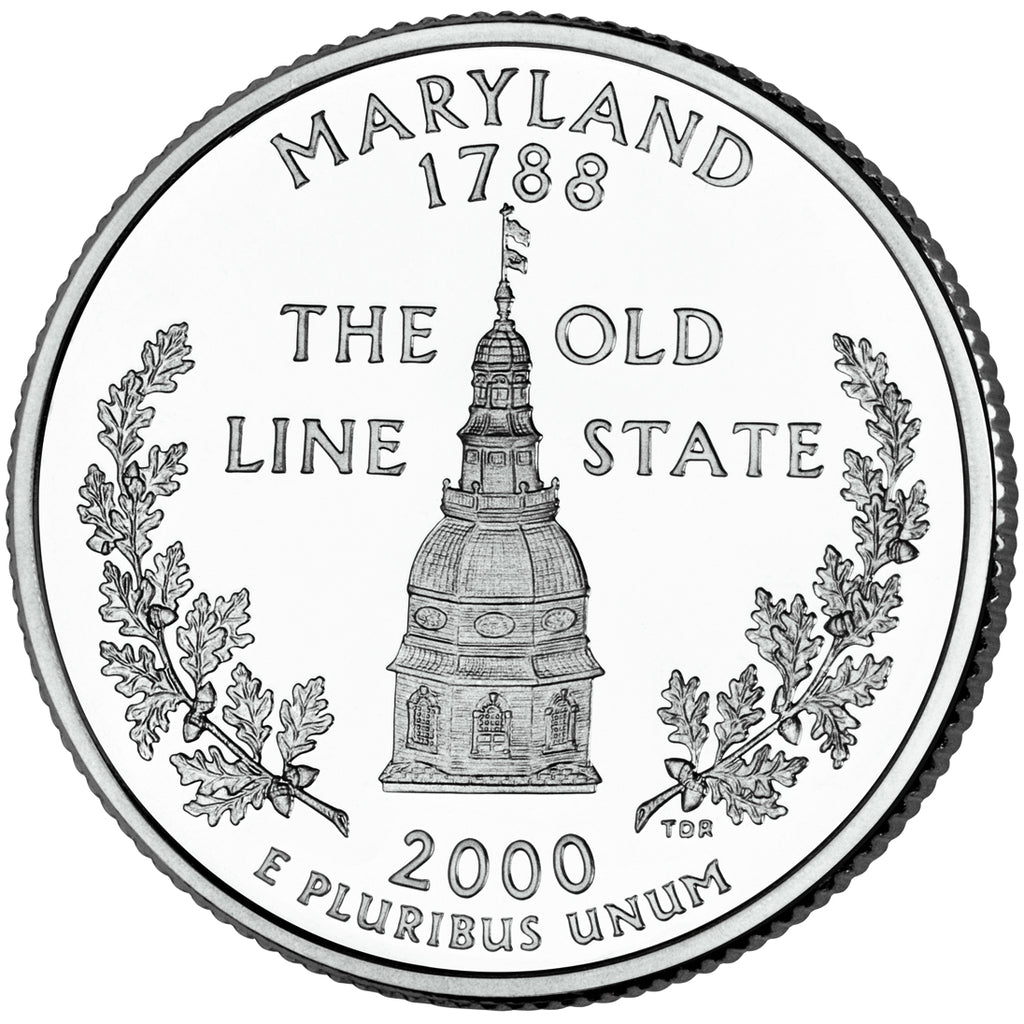2000 / State Quarter BU / Maryland
