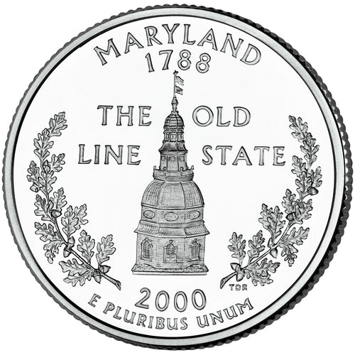 2000 / State Quarter BU / Maryland