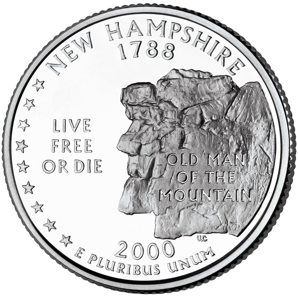 2000 / State Quarter BU / New Hampshire