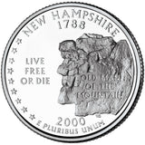 2000 / State Quarter BU / New Hampshire