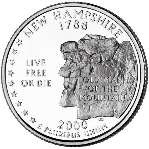 2000 / State Quarter BU / New Hampshire