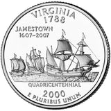 2000 / State Quarter BU / Virginia