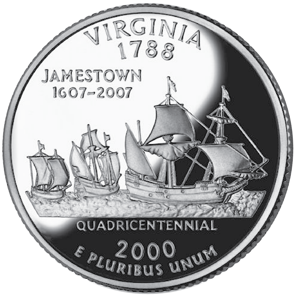 2000 / State Quarter Gem Proof / Virginia
